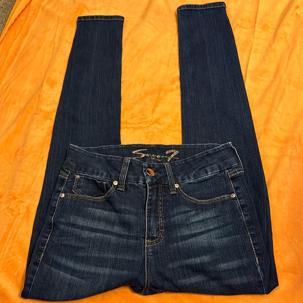 Women’s Seven 7 timeless high rise skinny jeans great condition size 8